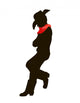 Cowboy Silhouette with Handkerchief Wall Decal