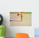 Little Boy Playing Hopscotch Wall Decal