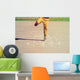 Little Boy Playing Hopscotch Wall Decal