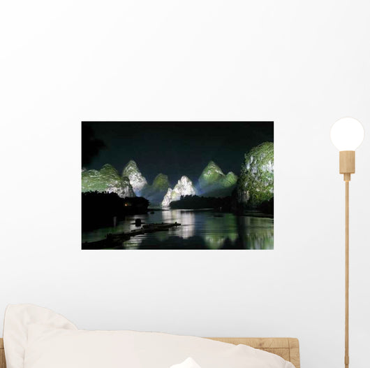Shining Mountains Wall Decal