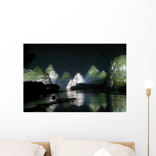 Shining Mountains Wall Decal