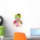 Beautiful Young Woman Clown Wall Decal