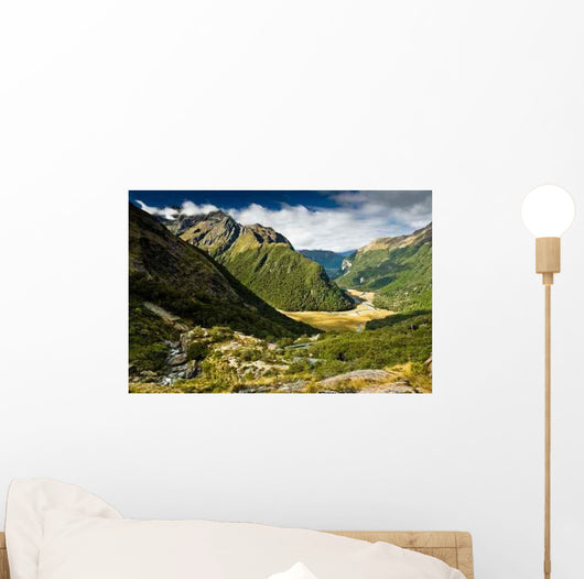 Scenic over Routeburn Valley Wall Decal