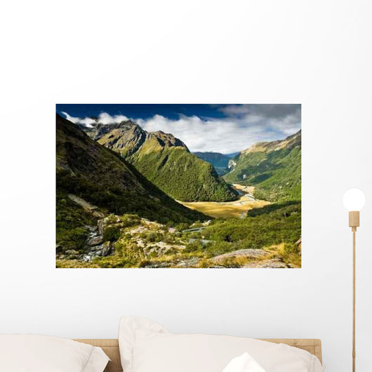 Scenic over Routeburn Valley Wall Decal