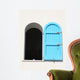 Window Blue Wall Decal