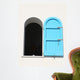 Window Blue Wall Decal