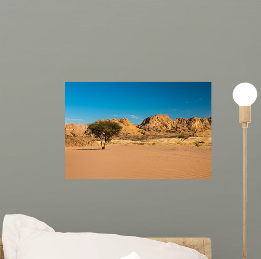 Dry Desert and Tree Wall Decal Design 2