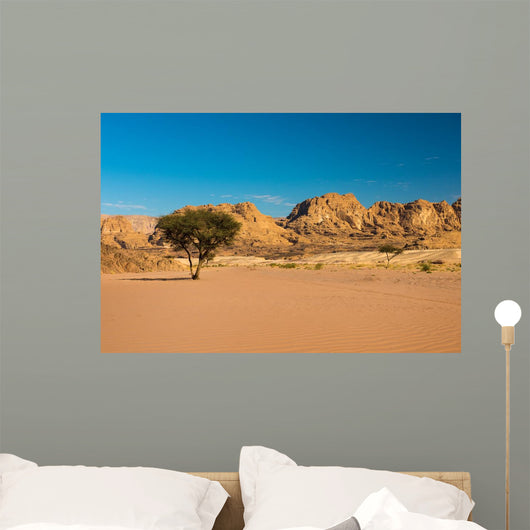 Dry Desert and Tree Wall Decal Design 2