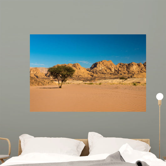 Dry Desert and Tree Wall Decal Design 2