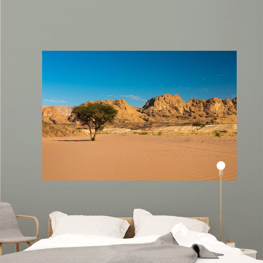 Dry Desert and Tree Wall Decal Design 2