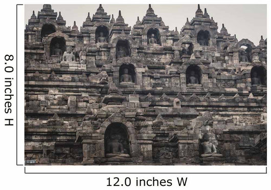 Heritage Buddhist Temple Indonesia Wall Decal