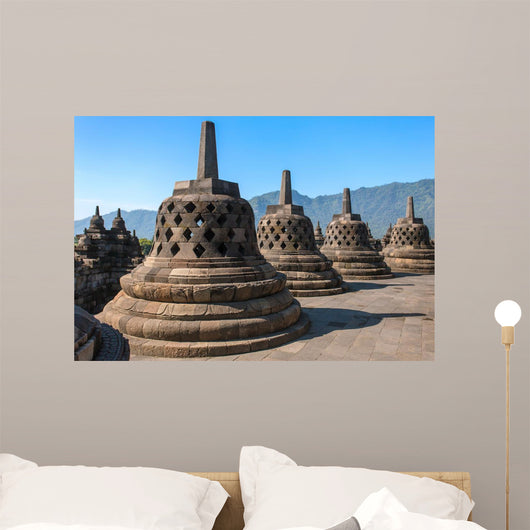 Buddhist Temple Borobudur Complex Wall Decal