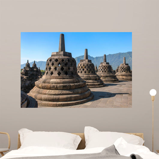 Buddhist Temple Borobudur Complex Wall Decal