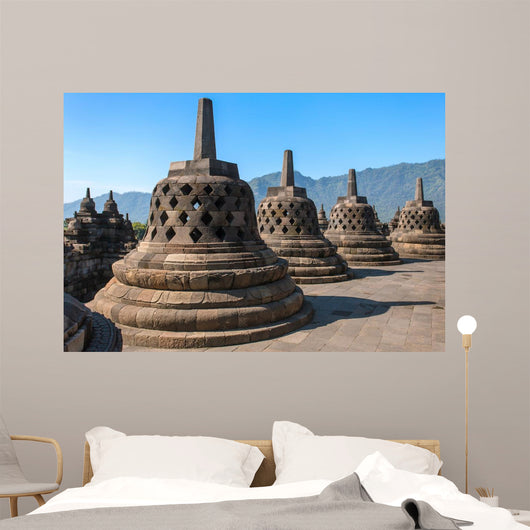 Buddhist Temple Borobudur Complex Wall Decal