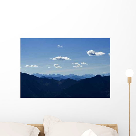 Bavarian Mountains Wall Decal Design 2