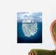 Mostly Underwater Ocean Iceberg Wall Decal