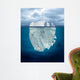 Mostly Underwater Ocean Iceberg Wall Decal