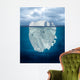 Mostly Underwater Ocean Iceberg Wall Decal