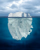 Mostly Underwater Ocean Iceberg Wall Decal