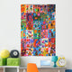 Colorful Mexican Quilt Wall Decal