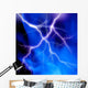 Blue Lightning Wall Decal