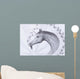 Draw Unicorn and Beautiful Wall Decal