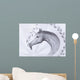 Draw Unicorn and Beautiful Wall Decal
