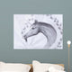 Draw Unicorn and Beautiful Wall Decal
