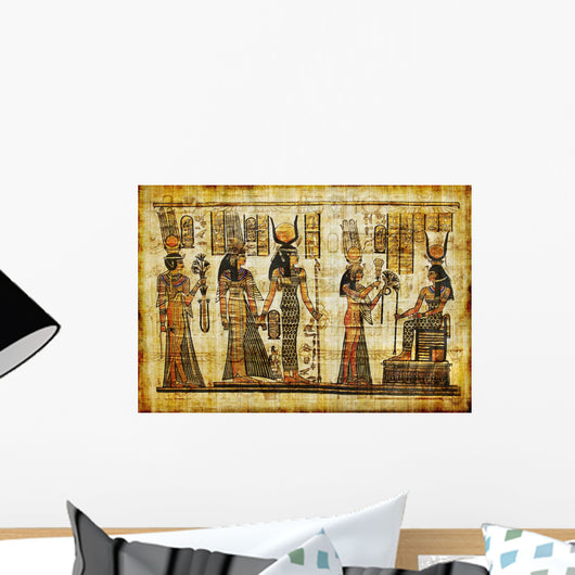 Ancient Egyptian Parchment Wall Decal