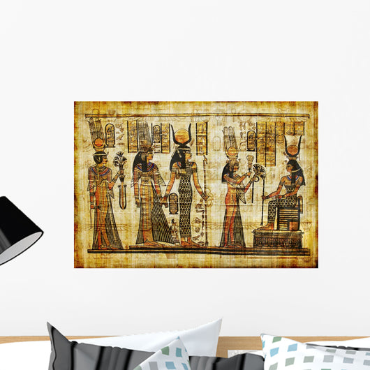 Ancient Egyptian Parchment Wall Decal