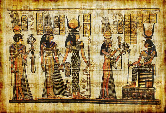 Ancient Egyptian Parchment Wall Decal