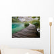 Turquoise Water with Fish Wall Decal