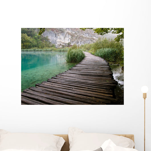 Turquoise Water with Fish Wall Decal
