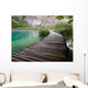 Turquoise Water with Fish Wall Decal