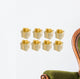 Eight Beautiful Golden Gifts Wall Decal
