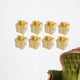 Eight Beautiful Golden Gifts Wall Decal