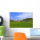 Landscape with Farmer Houses Wall Decal