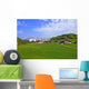Landscape with Farmer Houses Wall Decal