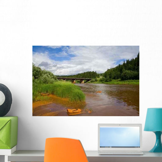 Polluted River Wall Decal