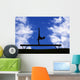 Gymnastic silhouette Wall Mural