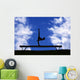 Gymnastic silhouette Wall Mural