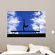 Gymnastic Silhouette Wall Mural