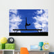 Gymnastic silhouette Wall Mural