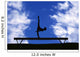 Gymnastic silhouette Wall Mural
