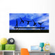 Gymnastic Silhouette Wall Decal Design 2