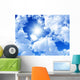 Blue Sky with White Wall Decal