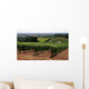 Vineyard Covered Hillside Wall Decal