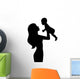 Mother Holding Baby Hands Wall Decal