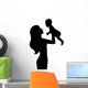 Mother Holding Baby Hands Wall Decal