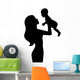Mother Holding Baby Hands Wall Decal